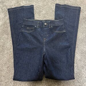 SPANX Dark Blue Flare & Wide Leg Jeans